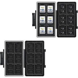 Speicherkarten Aufbewahrung Etui für 12 SD 24 Micro SD Karten