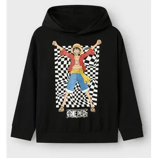 NAME IT Kapuzensweatshirt NKMJUCK ONEPIECE SWEAT WH BRU NOOS VDE schwarz 116 EU