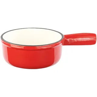 Rosenstein & Söhne Käsefondue-Topf aus Gusseisen, 16 cm