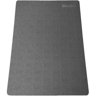 Skandika Bodenschutzmatte für Heimtrainer Rudergeräte und Vibrationsplatten | Made in Germany, Multifunktionsmatte, geruchsneutral, rutschfest, stoßfest, wasserabweisend | (120 x 60 cm)
