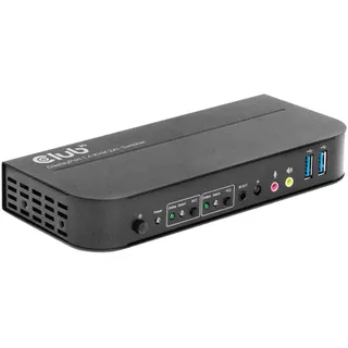 Club 3D DisplayPort/HDM KVM Switch auf Dual DisplayPort 4K 60Hz