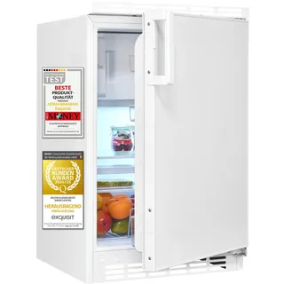 Exquisit UKS115-3-081E Unterbaugerät 82 l 81,5 cm hoch Weiß