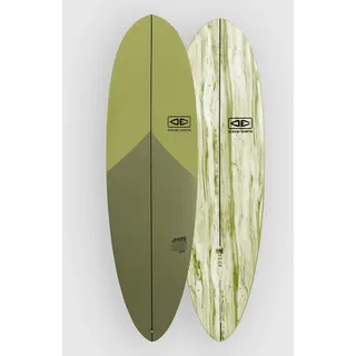 OCEAN & EARTH Happy Hour Epoxy Soft Surfboard 198,1 x 20,3 x 5,1 cm Olive