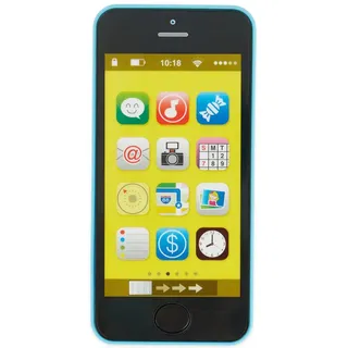 Bieco Lernspaß Kinder Smartphone Blau