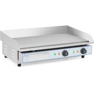 Royal Catering - Doppel Elektro Grillplatte Griddleplatte elektrisch 2 x 2.220 w 730 x 400 mm