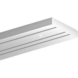 BestLivings Gardinenschiene 3-läufig Ø 1,8 mm 90 cm Weiß