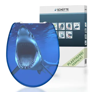 Schütte WC-Sitz Shark blau