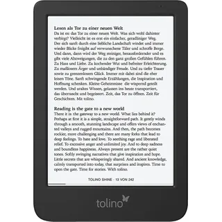 Tolino shine eBook-Reader 15.2cm (6 Zoll) Schwarz