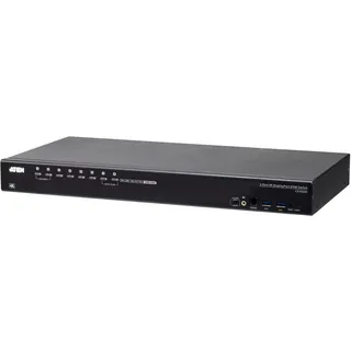 ATEN CS19208 8-Port USB3.0 4K DP KVM, Schwarz