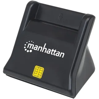 Manhattan USB Smart/SIM Card Reader mit Standfuß
