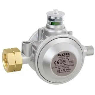 GOK Niederdruckregler 1/4"LH PN 16 1,5 kg/h 50mbar