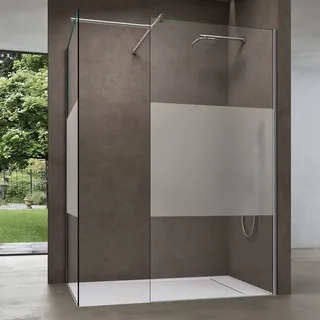 doporro Walk-In-Dusche 120 x 90 cm transparent ESG-Sicherheitsglas