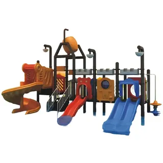 JVmoebel Spielturm Garten Spielplatz Kinderspielplatz mit Rutschen Unterhaltung, Made in Europa bunt