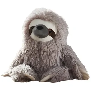 Dekoleidenschaft Türstopper "Faultier" aus Stoff, schwer, grau, Türpuffer, Türfeststeller, Fensterstopper