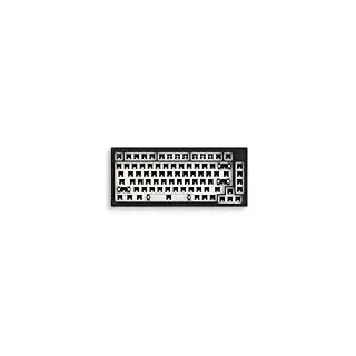 Akko 5075S Barebone Tastatur, 75% Gasket Tastatur, DIY Gaming Keyboard Kit, Unterstützt QMK/VIA Programmierbaren mit Knopf, Hotswap, South-Facing RGB Backlight für Win/Mac (US-Layout, Schwarz)