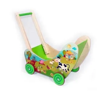 Hess Spielzeug Puppenwagen Bauernhof