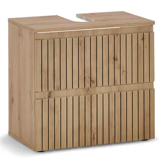 BASIC by Balculina Waschbeckenunterschränke Artisan Eiche 2 Schubkästen