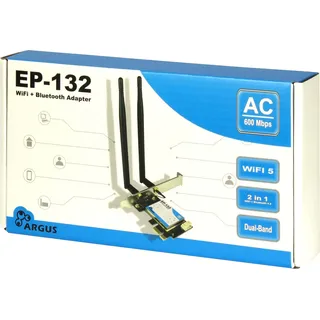 Inter-Tech Argus EP-132 - Netzwerkadapter - PCIe - Wi-Fi 5