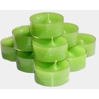 Dänische Teelichter im Acry-Cup Farbe apfelgrün