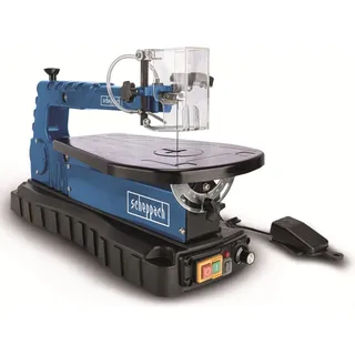 SCHEPPACH Dekupiersäge DECO SWITCH 405mm Schnitttiefe Fußpedal LED +103 Teile