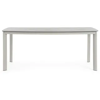 BIZZOTTO Alcora Esstisch 180 x 90 x 75 cm Beige/Grau/Weiß