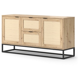 Vicco Sideboard Natal 140 x 72 cm 2 Türen 2 Schubladen