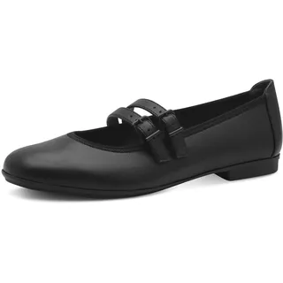 Jana Shoes Spangenballerina in Schwarz 37