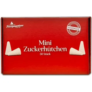 BerLin Handelsgesellschaft mbH Mini‐Zuckerhütchen 50 Stück Original Mini Zuckerhütchen für Feuerzangenbowle & Winter‐Cocktails Zucker-Hut