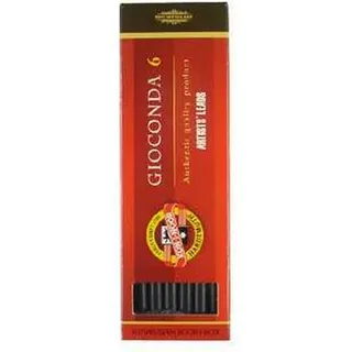 Koh-I-Noor Weiche Kunstkohle-Set, 6 Stück,