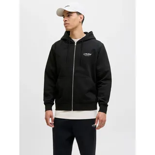 JACK & JONES JJESOHO SWEAT ZIP HOOD Kapuzensweatshirt Herren Schwarz M