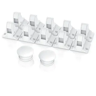 Bearware Babysicherung Schrankschloss - Schranksicherung Kindersicherung magnetisch - 10 Schlösser + 2 Magnet Schlüssel