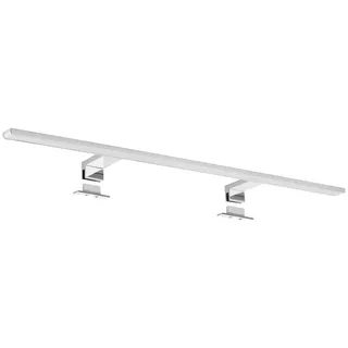 sebson LED Spiegelleuchte 80cm Bad IP44, Schrank Aufbauleuchte + Klemmleuchte, Spiegelschrank Leuchte, neutralweiß 4000K 800x108x39mm 15W 1000lm