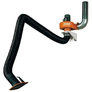 ELMAG Abluftset mit Absaugarm 4m in Schlauchausf. 57528