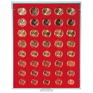 Münzbox Standard für 5 Euro-Kursmünzensätze in LINDNER Münzkapseln