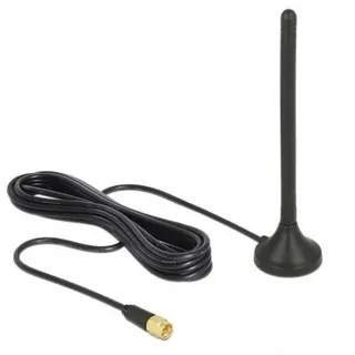 DeLock 12419 - LoRa Antenne, 2dBi, Magnetfuss