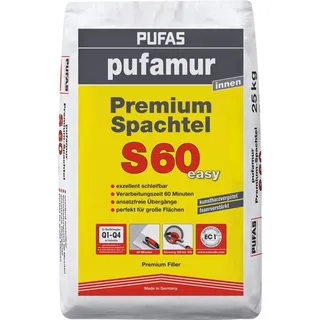 Pufas Pufamur Premium-Spachtel S60 easy 25 kg
