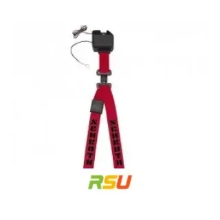 Schroth Gurt - asm autocontrol II rot mit schwarzem Flock links