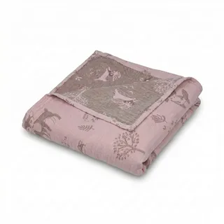 SCHMUSEWOLKE Babydecke Musselin Wild 100% Baumwolle Bio-kbA - Kuschelig weich - 120x120cm