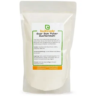 buXtrade Guar Gum Guarkernmehl 0,5 kg Pulver