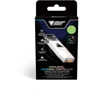 dragonshock Nova-Sync Universeller Wireless-Controller-Adapter, Weiß