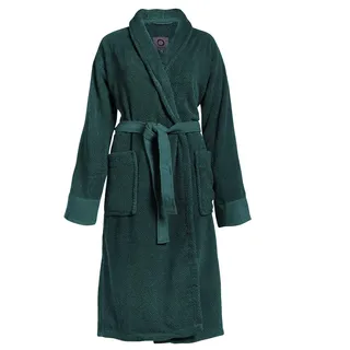ESSENZA Bademantel Connect Organic Uni Grün, XL, 100% Baumwollfrottier, Uni - XL