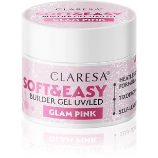 CLARESA Builder Gel Soft&Easy Glam Pink 12g Claresa