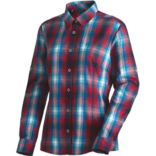 Maier Sports Nanni salsa-blue aster-check 36