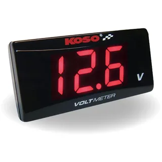 Koso BA024R00 Voltmeter, superdünn, Rot