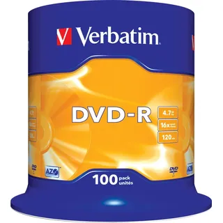Verbatim DVD-R 4,7 GB 16x 100 St.