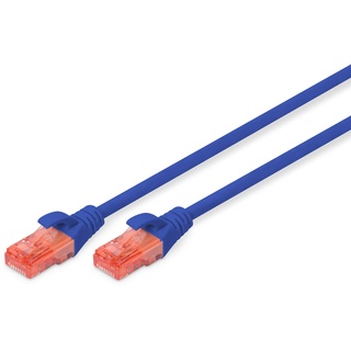 Digitus Patchkabel, Cat6, U/UTP, RJ-45/RJ-45, 5m, blau (DK-1612-050/B)