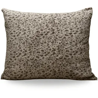 Zelesta Teddybed Kissenbezüge Set von 2 – Teddy Kissenbezüge - Resistent und Hypoallergen (Panter Taupe, 60x70 cm)