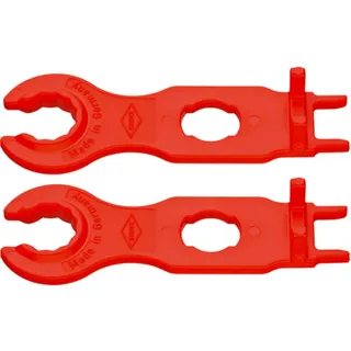 Knipex 97 49 66 2 Montagewerkzeug-Set für Solar-Steckverbinder MC4 115 mm
