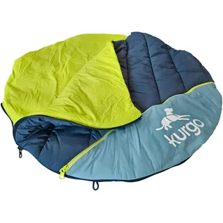 Kurgo Pup Sack, Hundereisebett für draußen, Haustierschlafsack für Camping und Wandern, Dank Beutel gut verstaubar, wasserfest, 102 cm, L
