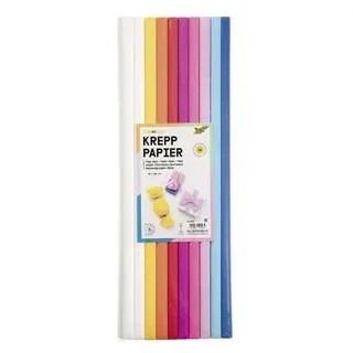 Folia Krepppapier MIX 10 Rollen 50 x 200 cm